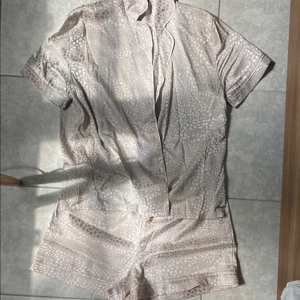 Elegant Satin Pajama Set